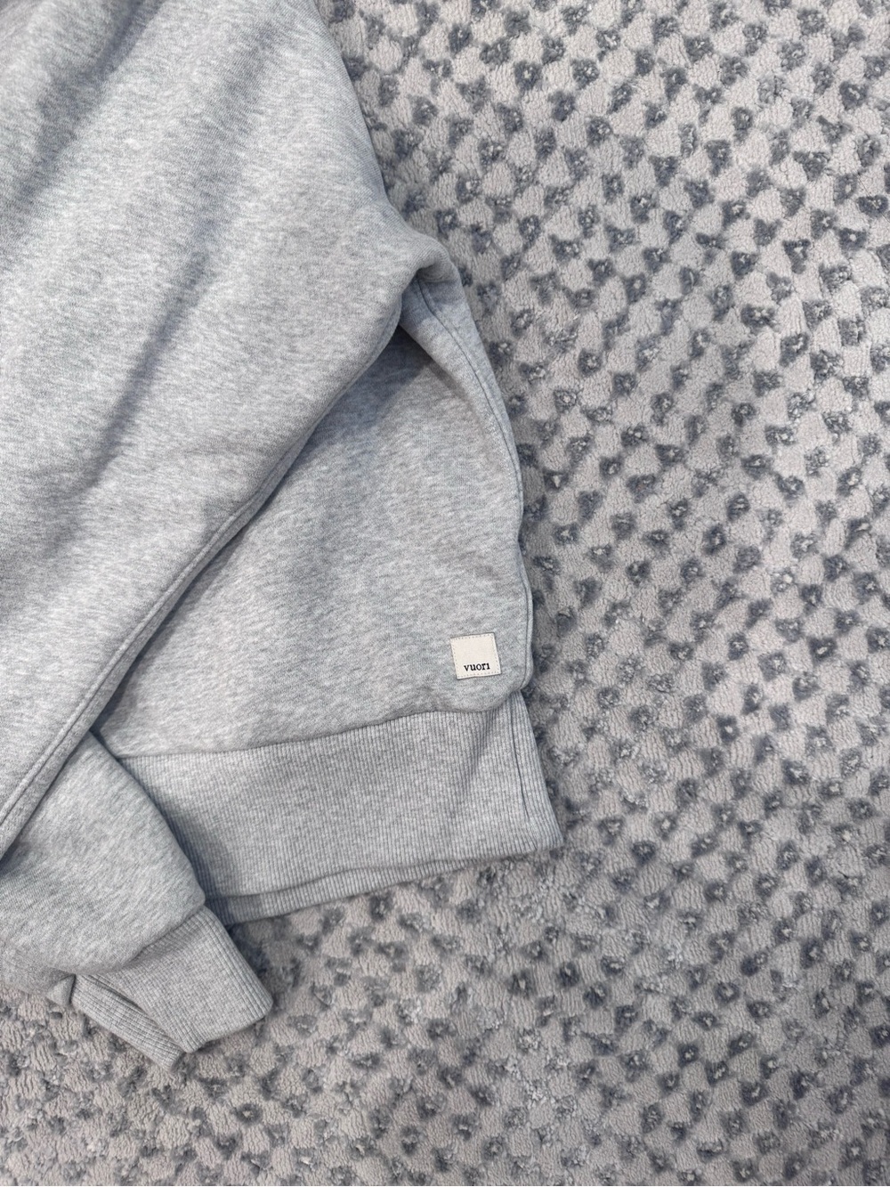 Vuori Light Gray Half-Zip Pullover - Picture 2 of 3